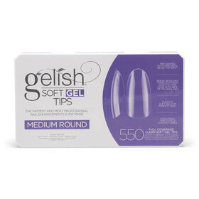 Gelish Soft Gel Tips - Medium Round, Pack of 550