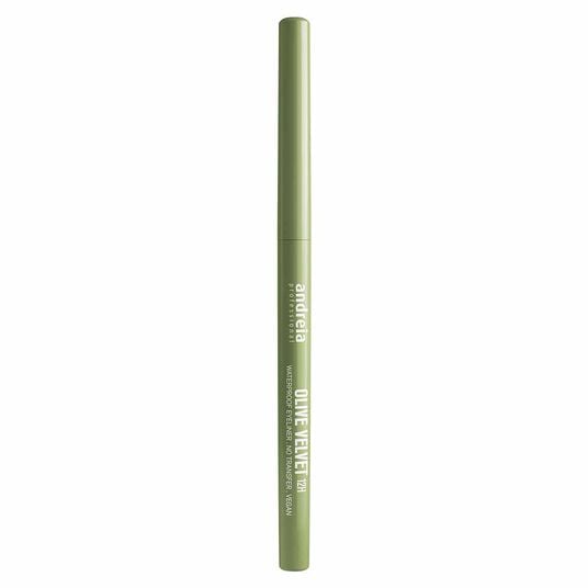 Andreia Professional Olive Velvet 12H, Waterproof Eyeliner - Olive Green 0.31g