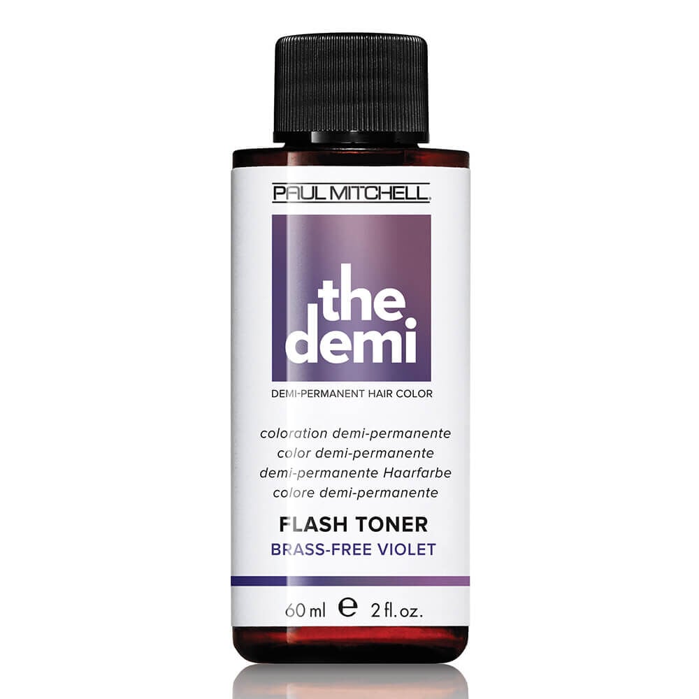 Paul Mitchell The Demi Demi Permanent Liquid Hair Colour, Flash Toner - Brass Free Violet 60ml