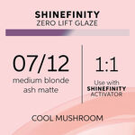Wella Professionals Shinefinity Zero Lift Glaze - 07/12 Matte Blonde 60ml