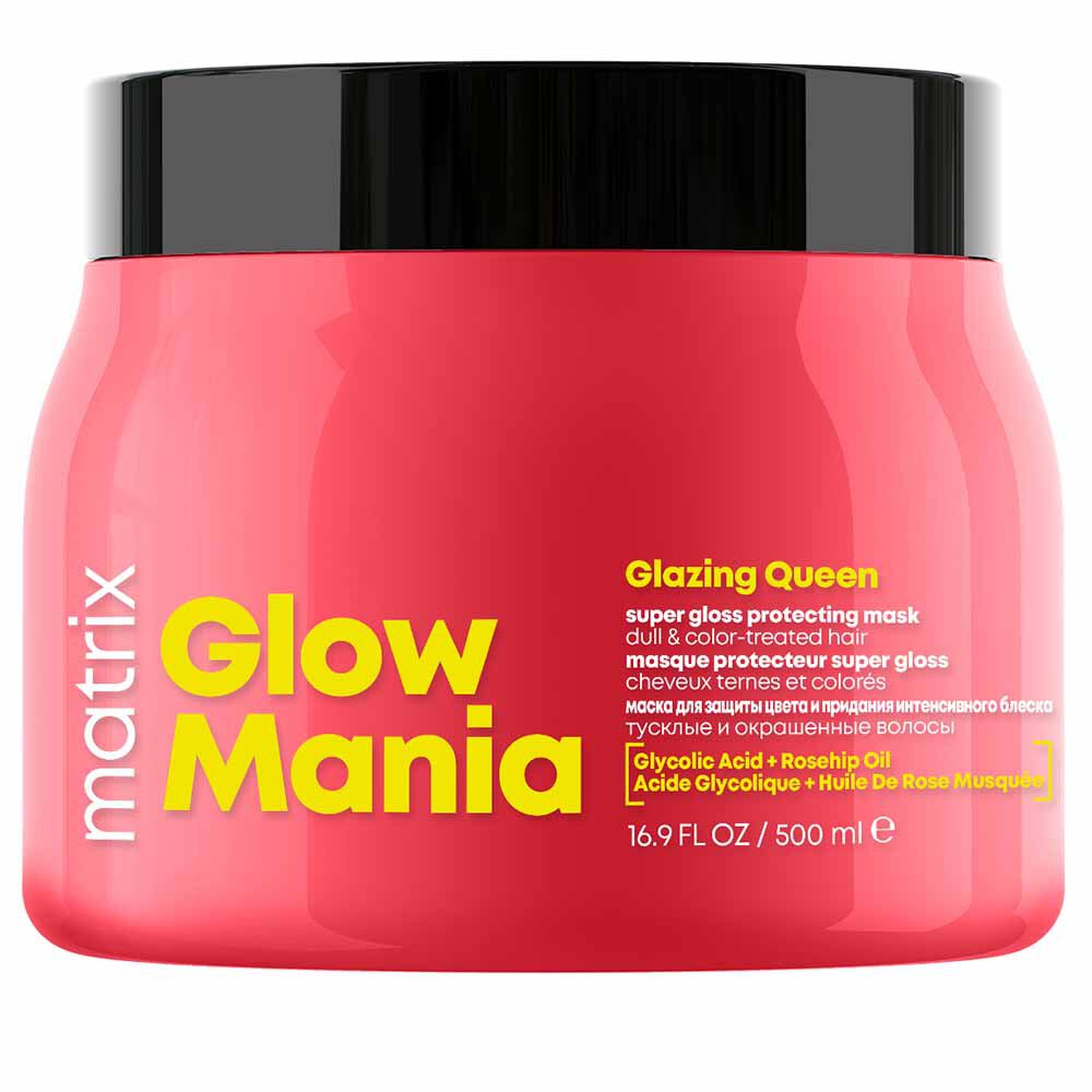 Matrix Glow Mania Super Gloss Protecting Mask for Dull & Color-treated Hair 500ml