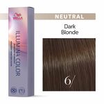 Wella Professionals Illumina Colour Tube Permanent Hair Colour - 6/ Dark Blonde 60ml