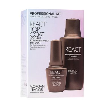 Morgan Taylor React Top Coat Professional Kit