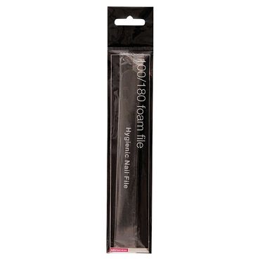 Salon Services Foam Nail File Black 100 180 Grit Single Nail Files Blocks Buffers Salon Services