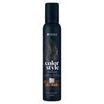 Indola Color Style Mousse Temporary Hair Colour - Medium Brown 200ml