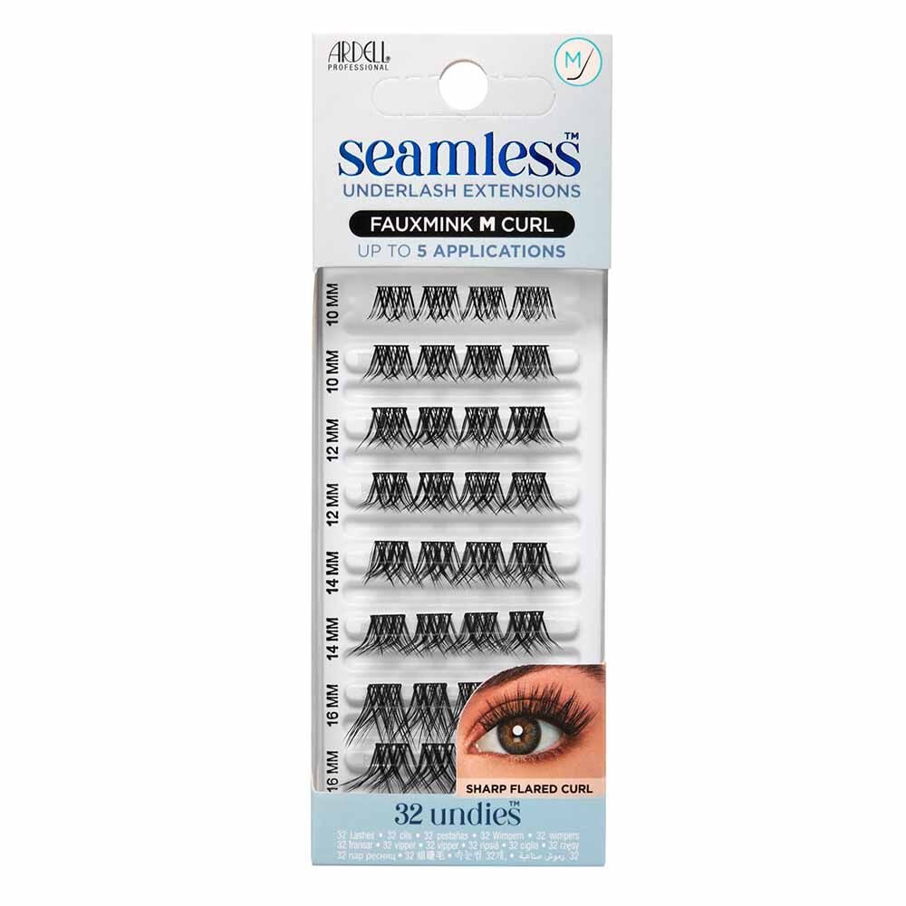 Ardell Seamless Underlash Extensions FauxMink M Curl, 32-Count