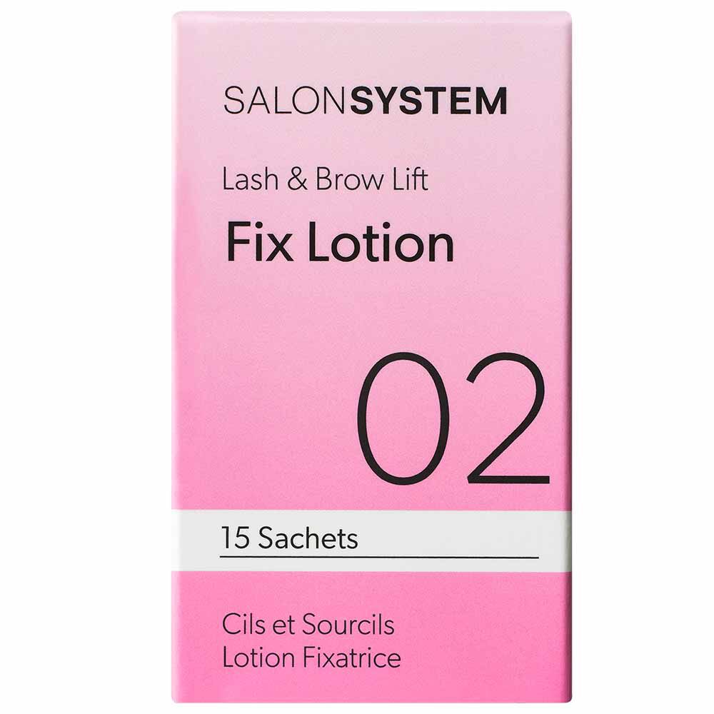 Salon System Lash & Brow Lift Fix Lotion Step 2 Sachets, Pack of 15