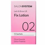 Salon System Lash & Brow Lift Fix Lotion Step 2 Sachets, Pack of 15