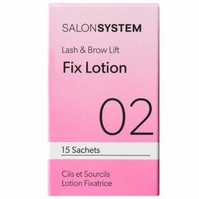 Salon System Lash & Brow Lift Fix Lotion Step 2 Sachets, Pack of 15