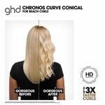 ghd Chronos Curve Conical Wand, Black