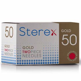 Sterex Electrolysis 2 Piece Needles F3G Gold Short