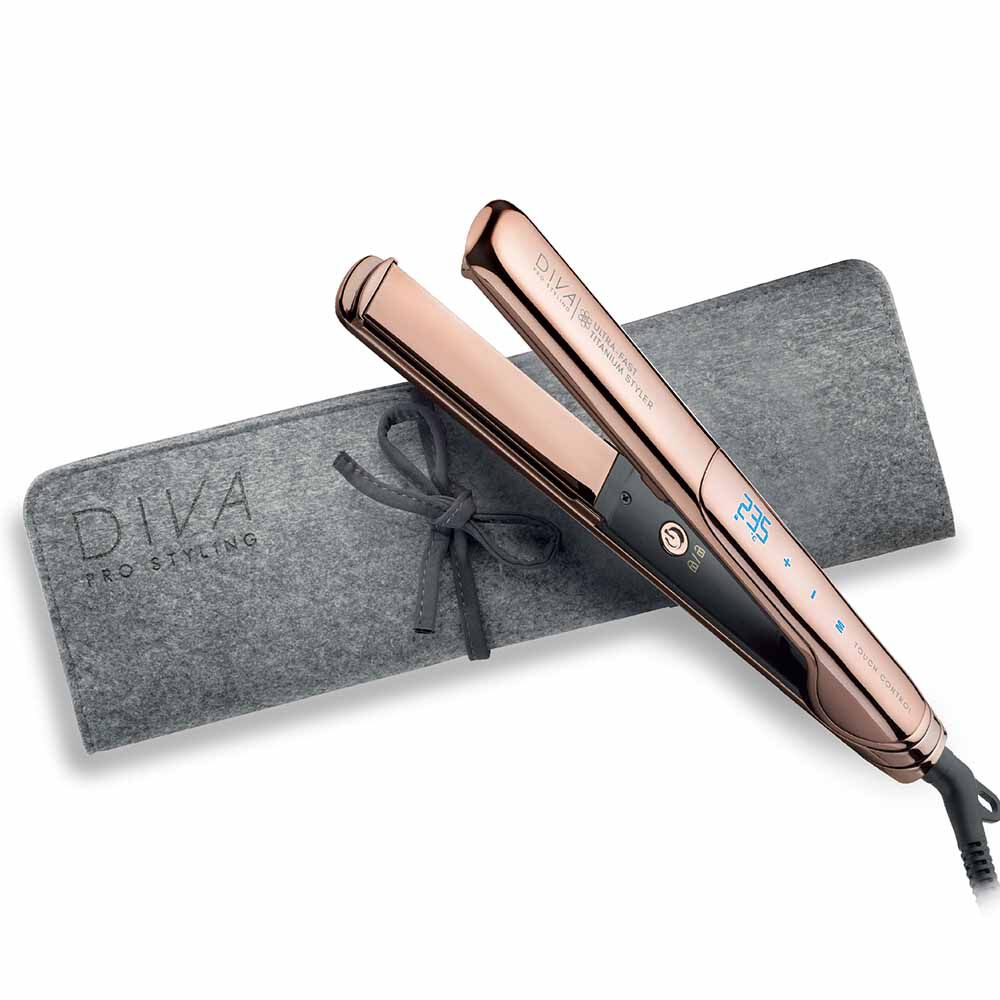 Diva Professional Styling Ultra Fast, Titanium Styler Gold Edition