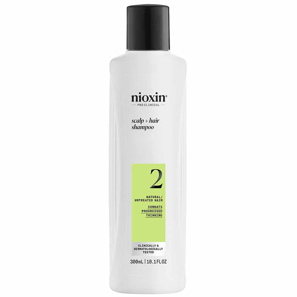 Nioxin System 2 Scalp + Hair Thickening Shampoo for Natural Hair with Progressed Thinning 300ml Nioxin System 2 Scalp + Hair Thickening Shampoo for Natural Hair with Progressed Thinning 300ml