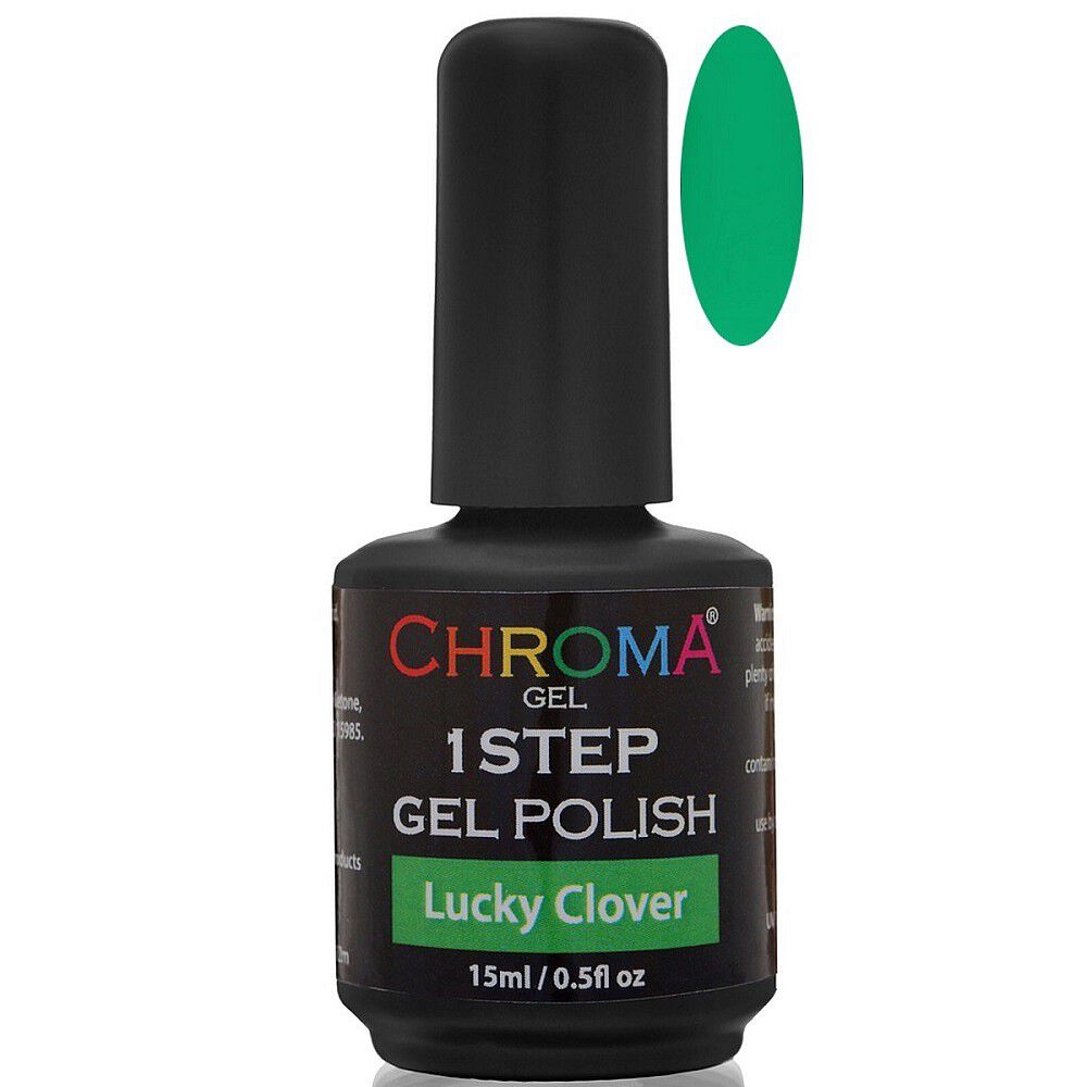 Chroma Gel One Step Gel Polish - Lucky Clover 15ml