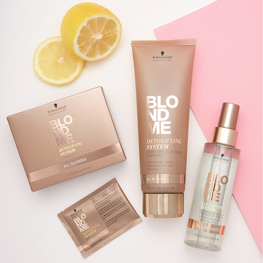 Schwarzkopf Professional Blondme Detox System Purifying Shampoo 250ml Shampoo Salon Services