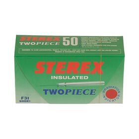 Sterex Electrolysis Insulated 2 Piece Short Needles F3I Pack of 50