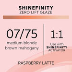 Wella Professionals Shinefinity Zero Lift Glaze - 07/75 Cool Raspberry Latte 60ml
