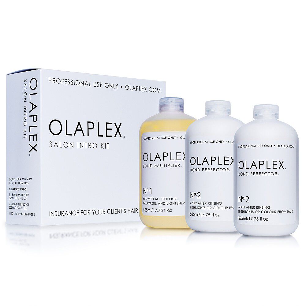 Olaplex Salon Intro Kit, No. 1 Bond Multiplier + 2x  Bond Perfector No. 2, 525ml