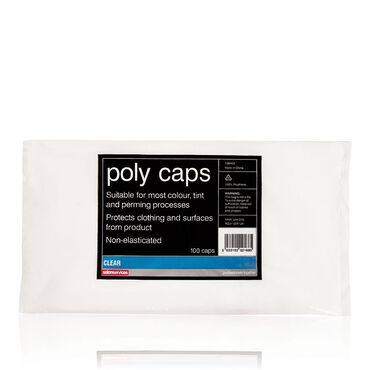 Salon Services Poly Caps Clear Pack of 100