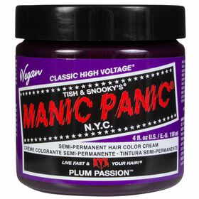 Manic Panic High Voltage Semi Permenant Hair Colour Cream - Plum Passion 118ml