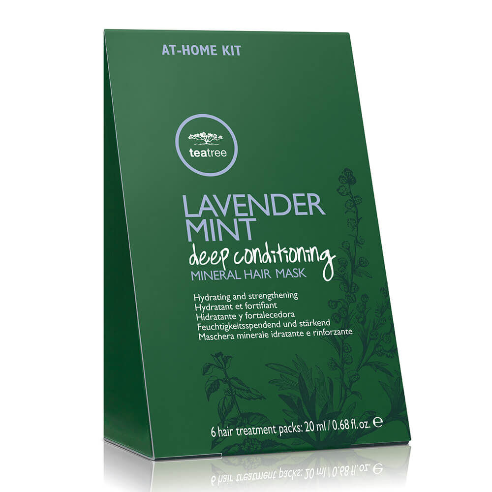 Paul Mitchell Tea Tree Lavender Mint Deep Conditioning Mineral Hair Mask, Take Home, 6x20ml