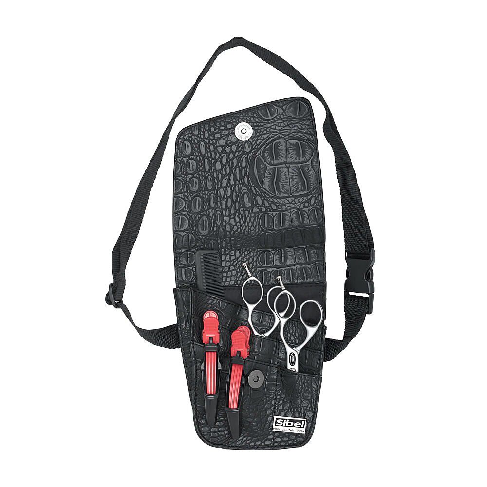 Sibel Scissor Pouch Black Cutting Scissors Salon Services