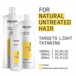 Nioxin System 1 Scalp + Hair Thickening Conditioner for Natural Hair with Light Thinning 1L