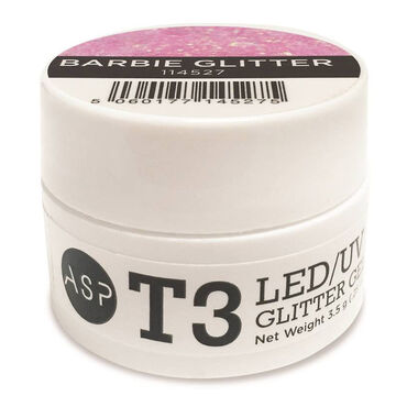 ASP T3 LED UV Gel - Barbie Glitter 3.5 g