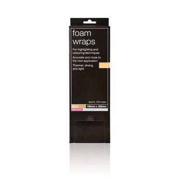 Salon Services Colour Foam Wraps Gold Pack of 200