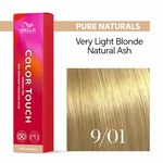 Wella Professionals Color Touch Demi-Permanent Hair Colour - 9/01 Very Light Blonde Natural Ash 60ml