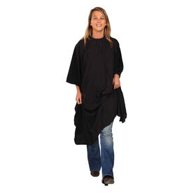 Sibel Hook & Loop Closure Cutting Cape, Black