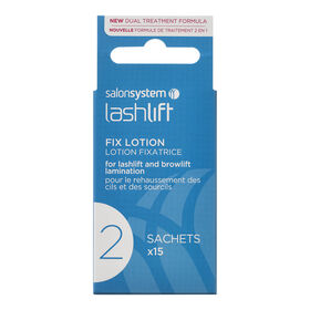 Salon System Lash and Brow Lift Fix Lotion Sachets, Pack of 15