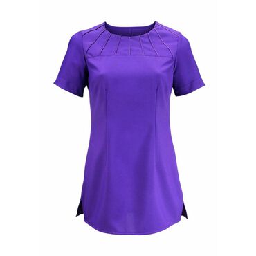 Alexandra Women's Satin Trim Tunic - Amethyst