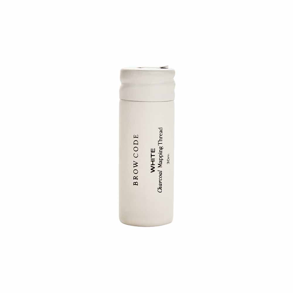 Brow Code Charcoal Mapping Thread - White 30m
