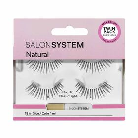 Salon System Natural Strip No.116 Volume Twin Pack