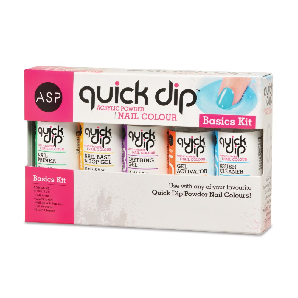Asp Quick Dip Acrylic Powder Nail Colour System Basics Kit Acrylic Nail Kits Salon Services