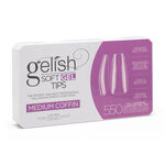 Gelish Soft Gel Tips - Medium Coffin, Pack of 550