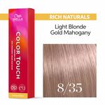 Wella Professionals Color Touch Demi-Permanent Hair Colour - 8/35 Light Blonde Gold Mahogany 60ml