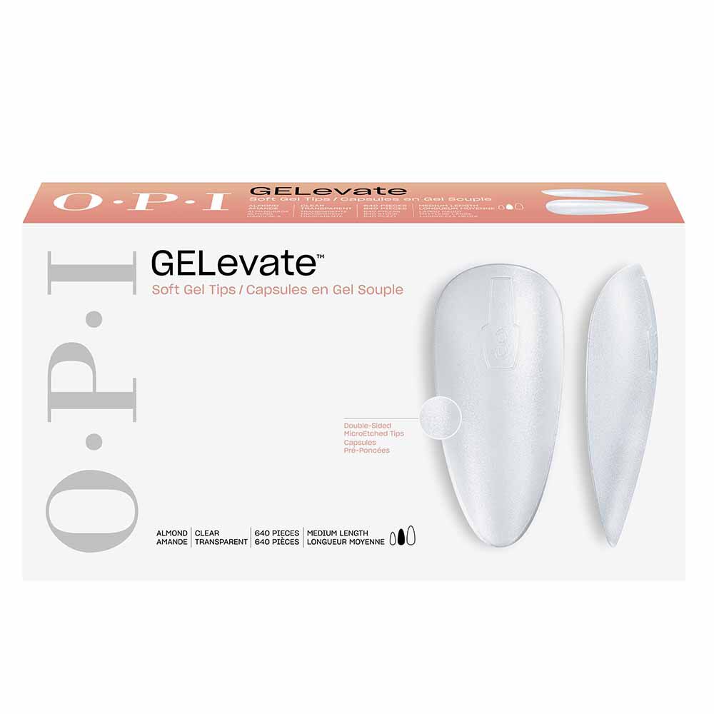 OPI Gelevate Soft Gel Tips - Medium Almond Shape