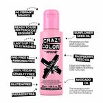 Crazy Color Semi Permanent Hair Colour Cream - Black 100ml