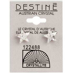 Crystallite Star-shaped Ear Studs 10mm