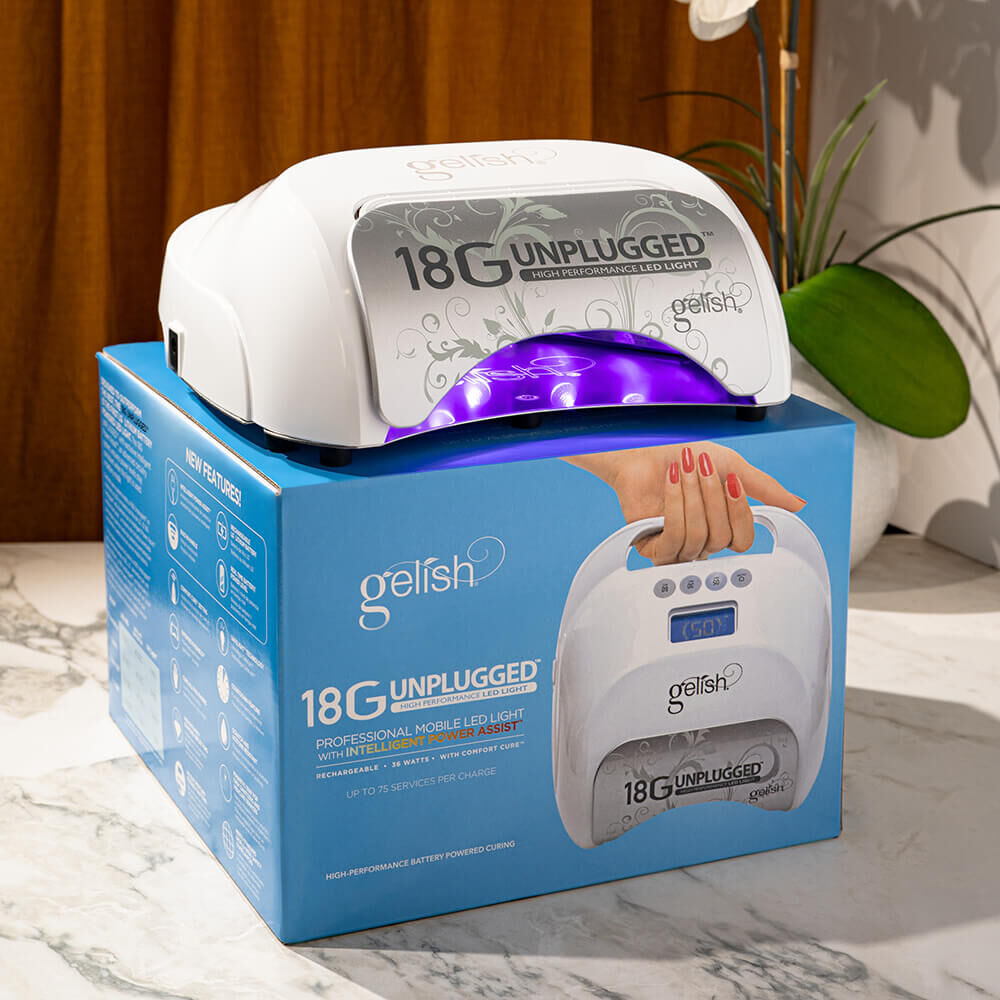 Gelish 18G Unplugged Rechargeable LED Light UV, LED & Heat Nail Lamps