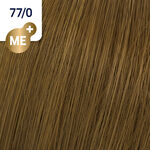 Wella Professionals Koleston Perfect Permanent Hair Colour 77/0 Medium Blonde Intensive Pure Naturals 80ml