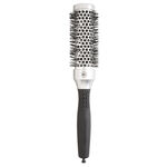 Olivia Garden Essential Blowout Classic Silver Round Hair Brush 35mm