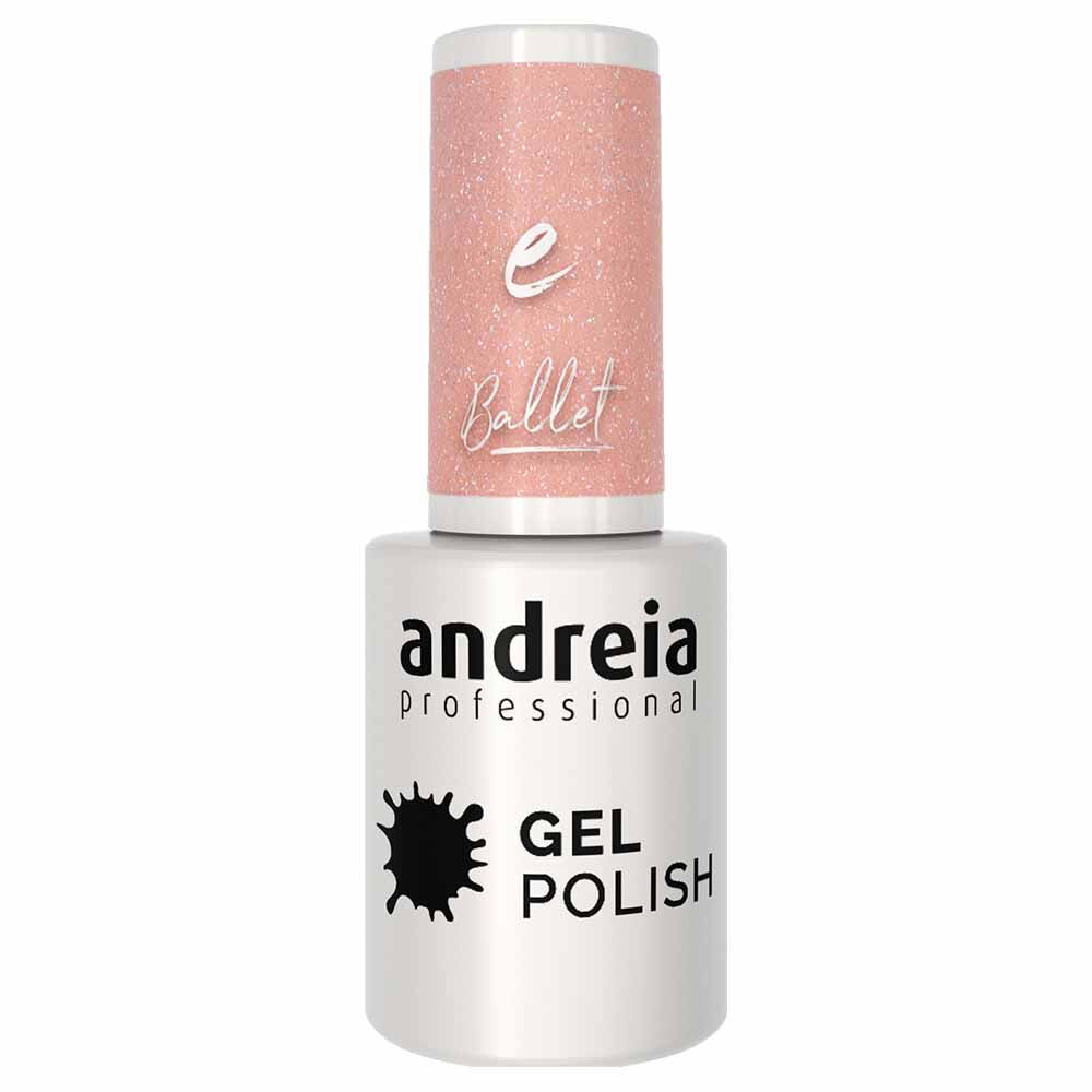 Andreia Professional Gel Polish Ba5 -Ballet Collection Nude Glitter, 10.5ml