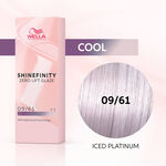 Wella Professionals Shinefinity Zero Lift Glaze - 09/61 Cool Iced Platinum 60ml