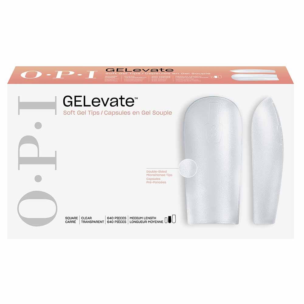 OPI Gelevate Soft Gel Tips - Medium Square Shape