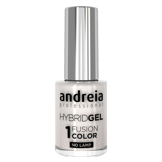Andreia Professional Hybrid Gel Nail Polish - Fusion Color H1 White, 10.5ml