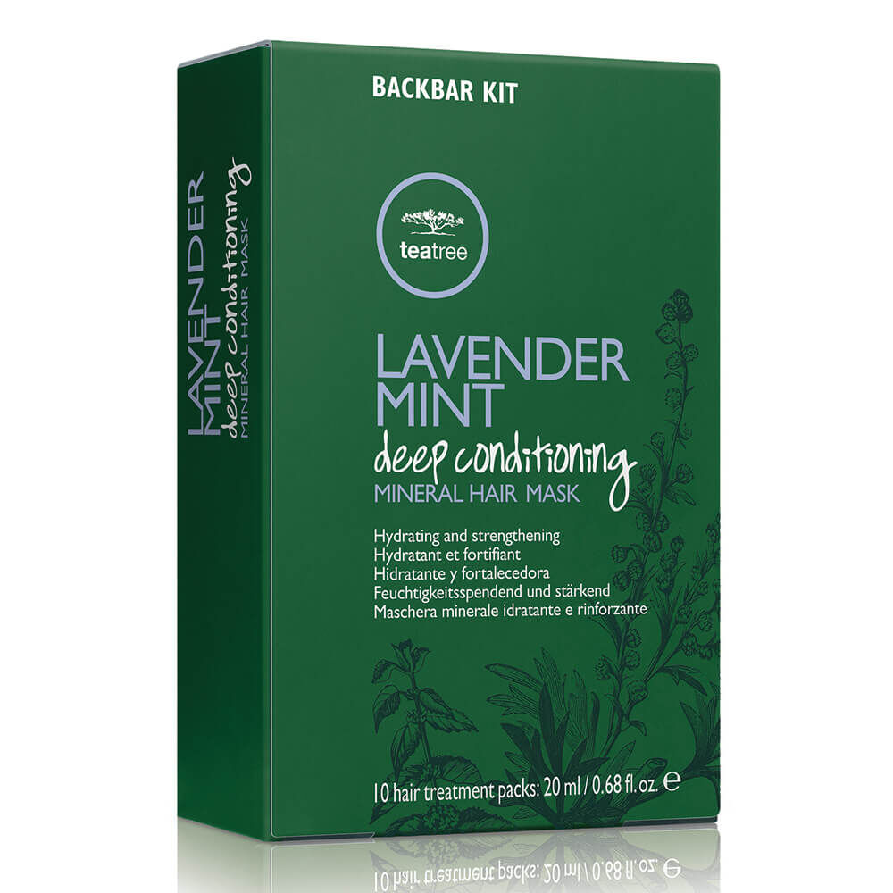 Paul Mitchell Tea Tree LMMB Lavender Mint Deep Conditioning Mineral Hair Mask, Back Bar, 10x20ml