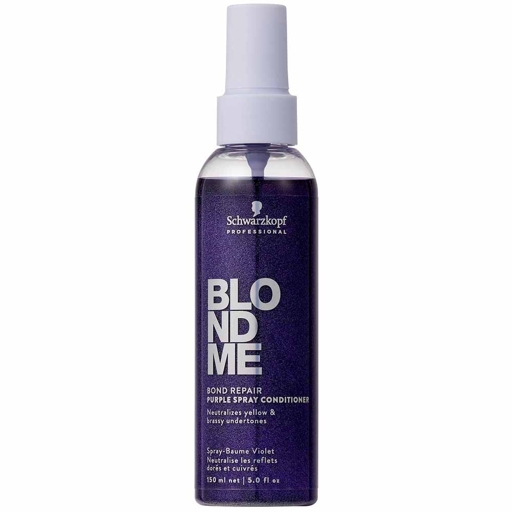 Schwarzkopf Professional BlondMe Bond Repair Purple Spray Leave-In Conditioner 150ml
